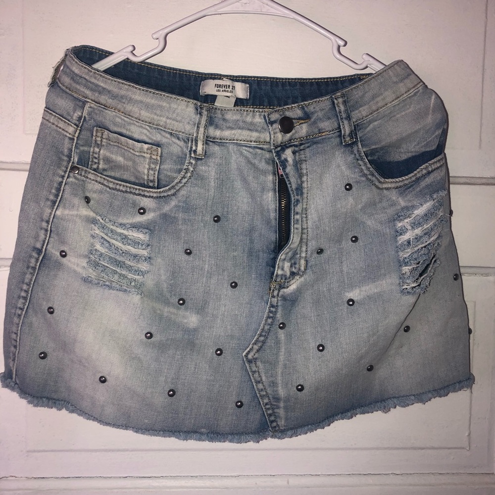 Forever 21 Jean Skirt